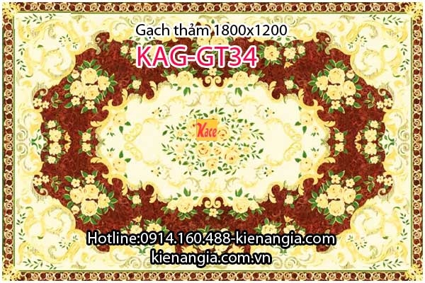 Gạch thảm trang trí 1800x1200 đẹp KAG-GT34