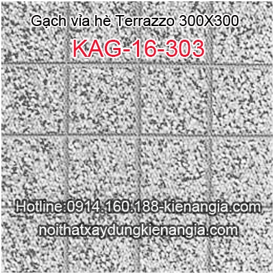 Gạch vỉa hè Terrazzo 300x300 KAG-16-303