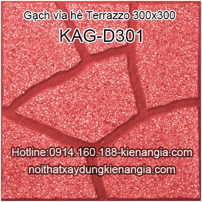 Gạch vỉa hè Terrazzo 300x300 KAG-D301