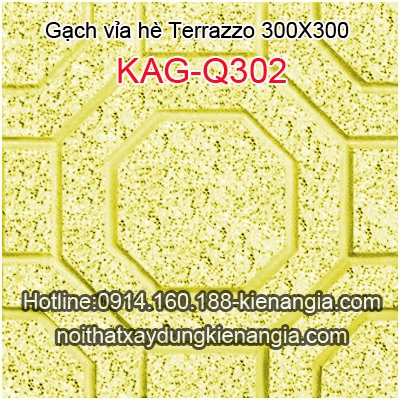 Gạch vỉa hè Terrazzo 300x300 KAG-Q302