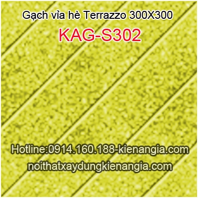 Gạch vỉa hè Terrazzo 300x300 KAG-S302