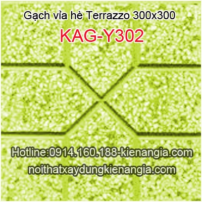 Gạch vỉa hè Terrazzo 300x300 KAG-Y302