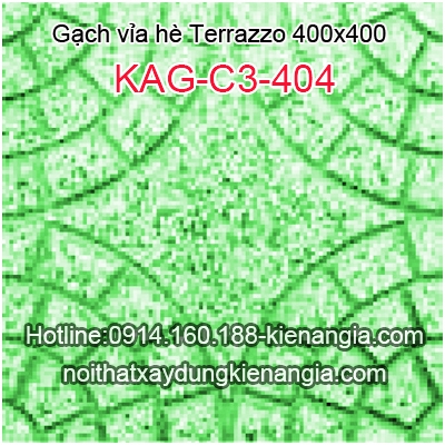Gạch vỉa hè Terrazzo 400x400 KAG-C3-404