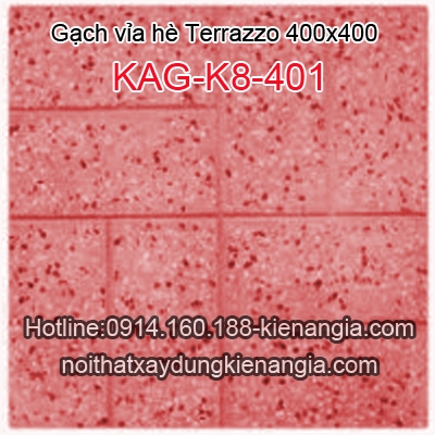 Gạch vỉa hè Terrazzo 400x400 KAG-K8-401