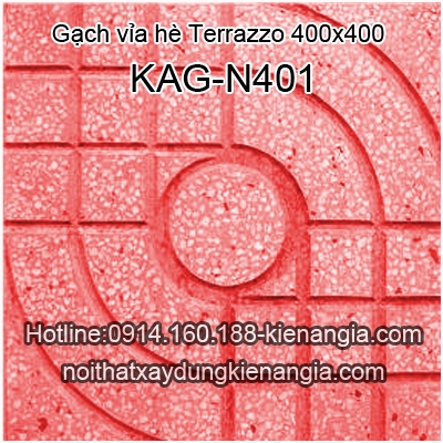 Gạch vỉa hè Terrazzo 400x400 KAG-N401