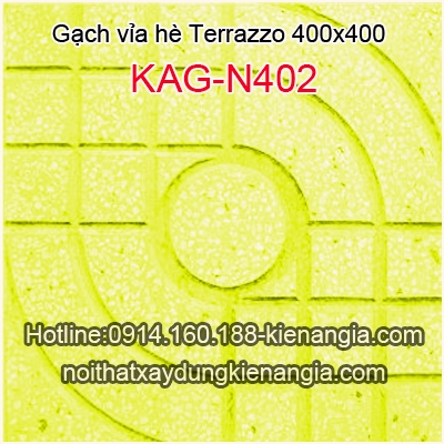 Gạch vỉa hè Terrazzo 400x400 KAG-N402