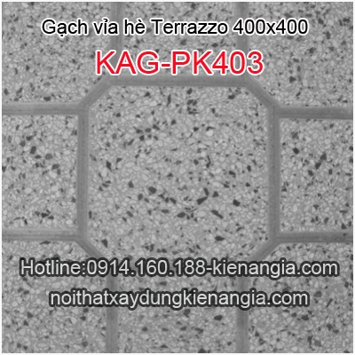 Gạch vỉa hè Terrazzo 400x400 KAG-PK403