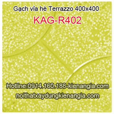 Gạch vỉa hè Terrazzo 400x400 KAG-R402