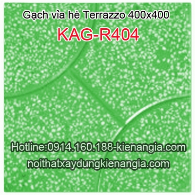 Gạch vỉa hè Terrazzo 400x400 KAG-R404
