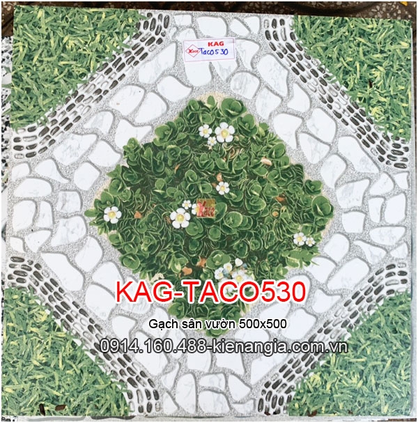 Gạch 3D lát sân vườn 50x50 KAG-Taco530