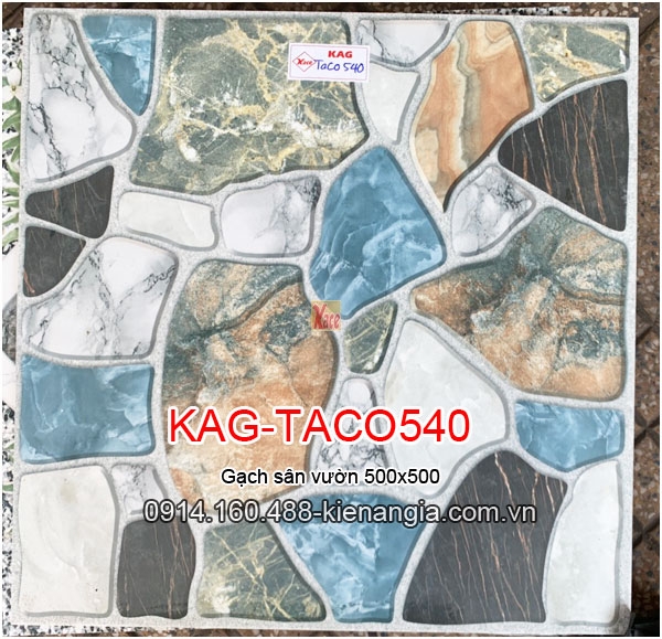 Gạch 3D lát sân vườn 50x50  KAG-Taco540