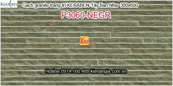 Gạch granite Keraben trang trí P3060-NEGR