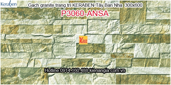 Gạch Keraben trang trí tiểu cảnh P3060-ANSA