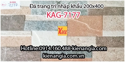 Đá trang trí mặt tiền nhập khẩu 200x400 KAG-7177