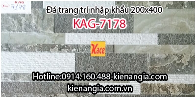 Đá trang trí mặt tiền nhập khẩu 200x400 KAG-7178