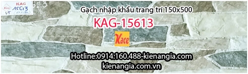Gạch trang trí mặt tiền 15x50 KAG-15613