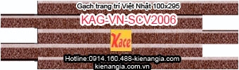 Gạch Việt Nhật ngoại thất cao cấp KAG-VN-SCV2006