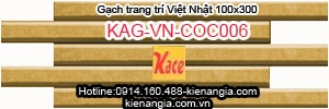 Gạch kiến trúc cao cấp Việt Nhật 100x300 KAG-VN-COC006