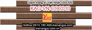 Gạch kiến trúc cao cấp Việt Nhật 100x300 KAG-VN-COC010