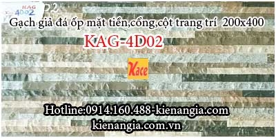 Gạch mặt tiền 200x400 KAG-4D02