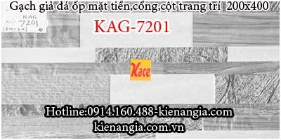 Gạch giả đá trang trí 20x40 KAG-7201
