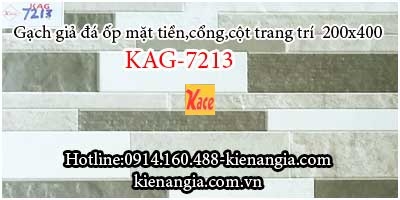 Gạch trang trí cột cổng 2017 giá rẻ 20x40 KAG-7213