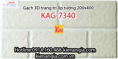 Gạch 200x400 trang trí ốp tường KAG-7340
