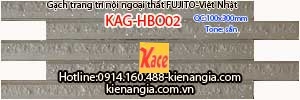 Gạch trang trí bề mặt sần tự nhiên 100x30 Fujito KAG-HBO02
