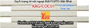 Gạch trang trí  nội ngoại thất 95x296 Fujito KAG-COC01