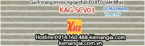 Gạch giả cổ nội ngoại thất 95x296 FUJITO KAG-SCV03