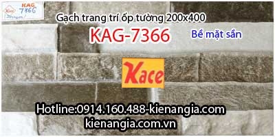 Gạch sần trang trí ốp tường 200x400 KAG-7366