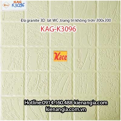 Đá granite 3D lát WC,trang trí 300x300 KAG-K3096