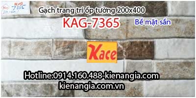 Gạch sần trang trí ốp tường 200x400 KAG-7365