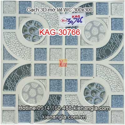 Gạch 3D mờ không trơn 30x30 lát WCKAG-30766