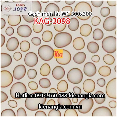 Gạch ceramic sỏi lát WC 30x30 KAG-3098