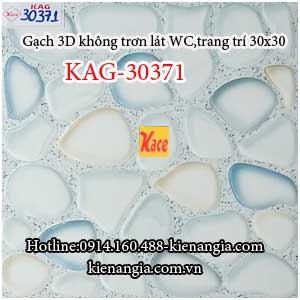 Gạch sỏi 3D mẫu mới 2017 phòng tắm KAG-30371