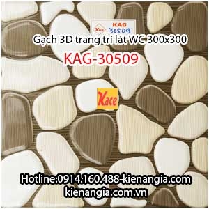 Gạch 3D trang trí ,lát WC 300x300 KAG-30509