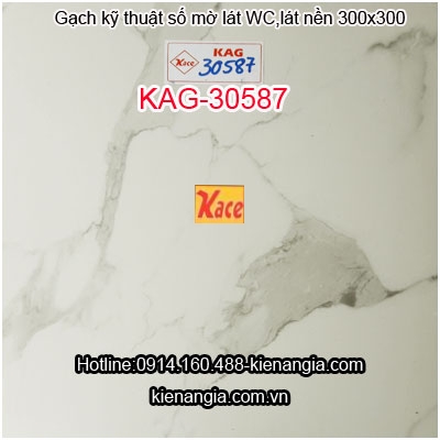 Gạch kỹ thuật số mờ lát nền,WC 300X300 KAG-30587
