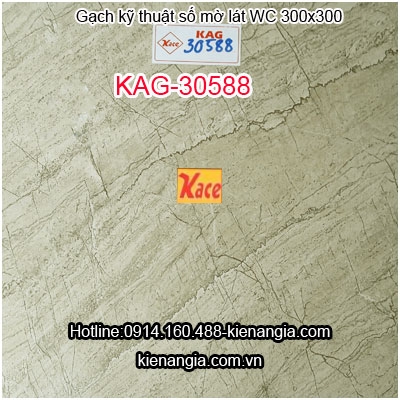 Gạch kỹ thuật số mờ lát nền,WC 300X300 KAG-30588