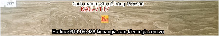 Gạch granite vân gỗ bóng 150x900-KAG-7137