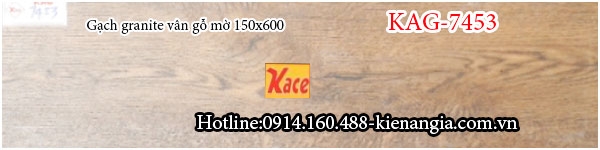 Đá granite vân gỗ mờ ốp lát 15x60 KAG-7453