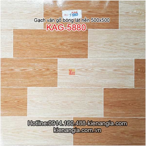 Gạch vân gỗ lát nền 500x500 KAG-5880