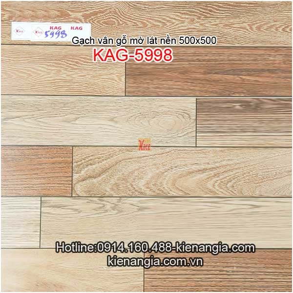 Gạch vân gỗ mờ lát nền 500x500 KAG-5998