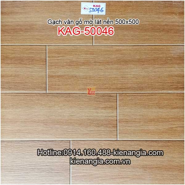 Gạch vân gỗ mờ  lát nền 500x500 KAG-50046