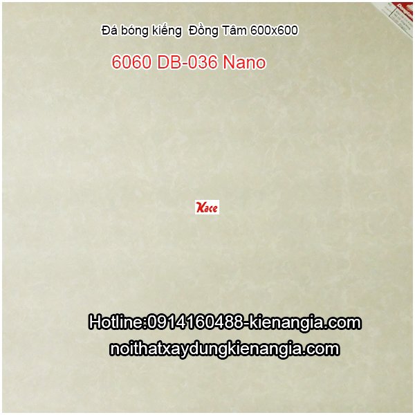 Đá bóng kiếng Nano 60x60 Đồng Tâm 6060DB036