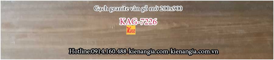 Gạch granite vân gỗ mờ 200x900 KAG-7226