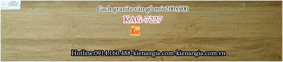 Gạch granite vân gỗ mờ 200x900 KAG-7227