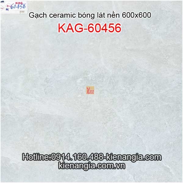 Gạch ceramic bóng lát nền 600x600 KAG-60456