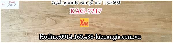 Gạch granite vân gỗ mờ rẻ 2017 150x600 KAG-7217