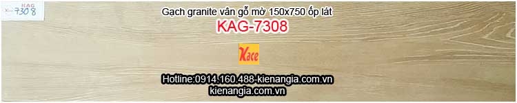 Đá granite vân gỗ mờ ốp lát 150x750 KAG-7308